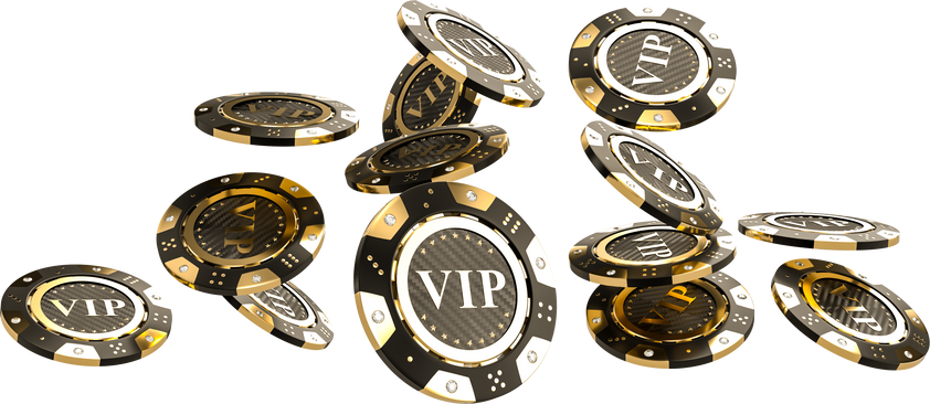 Golden Vip Casino Chip 3D